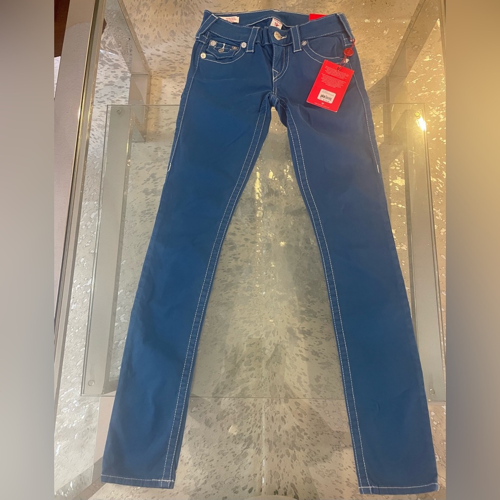 True Religion STELLA Low Rise Skinny Jeans